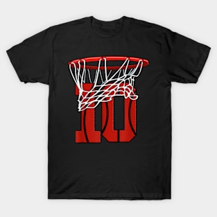 10th Basketball Birthday Basketball and Streetball T-Shirt